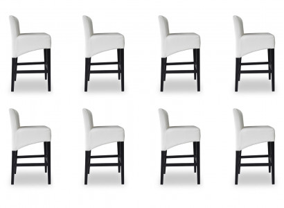 8x Barové židle Barhocker Bar Židle Židle Set Židle Čalounění Sedací souprava